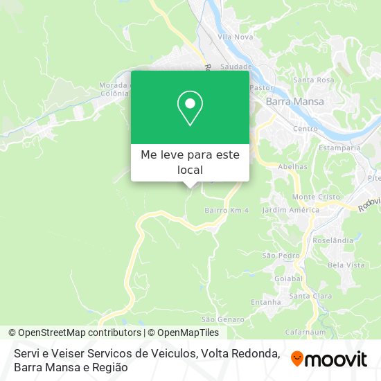 Servi e Veiser Servicos de Veiculos mapa