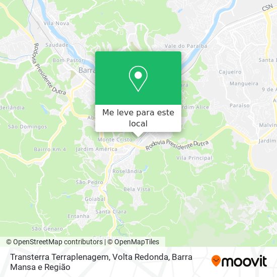 Transterra Terraplenagem mapa