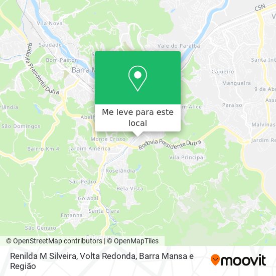 Renilda M Silveira mapa