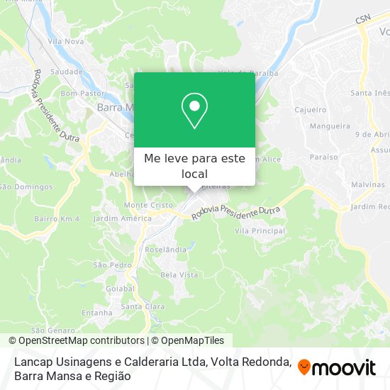 Lancap Usinagens e Calderaria Ltda mapa