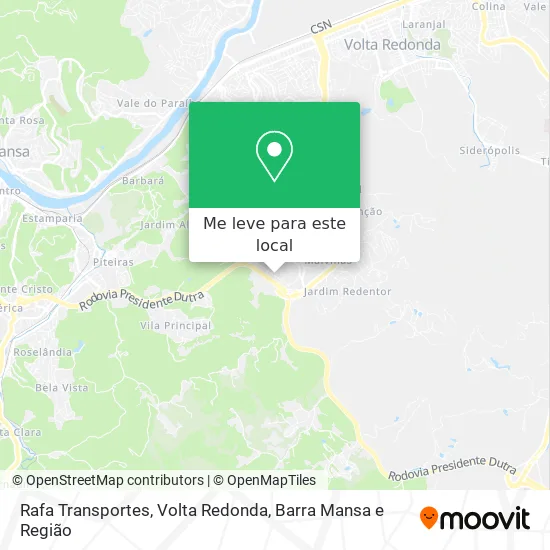 Rafa Transportes mapa