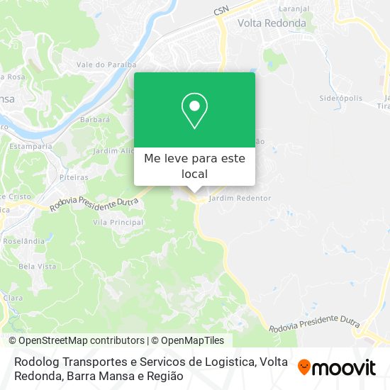 Rodolog Transportes e Servicos de Logistica mapa
