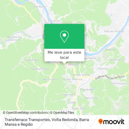 Transferraco Transportes mapa