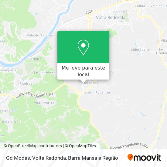Gd Modas mapa