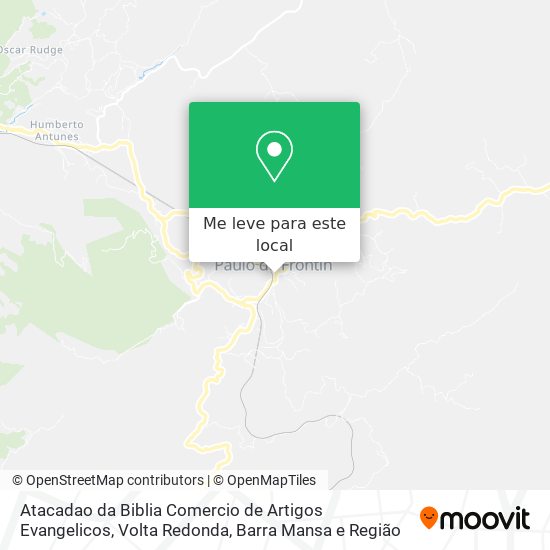 Atacadao da Biblia Comercio de Artigos Evangelicos mapa