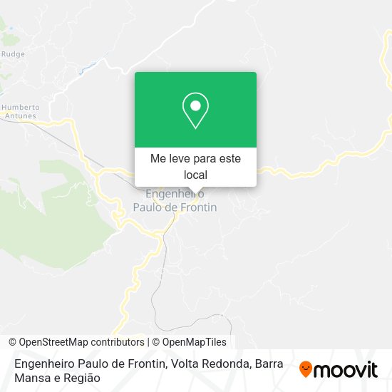 Engenheiro Paulo de Frontin mapa