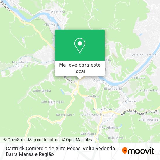 Cartruck Comércio de Auto Peças mapa