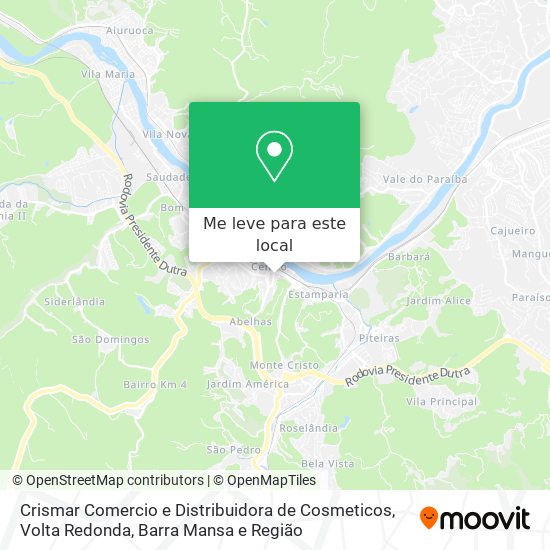 Crismar Comercio e Distribuidora de Cosmeticos mapa