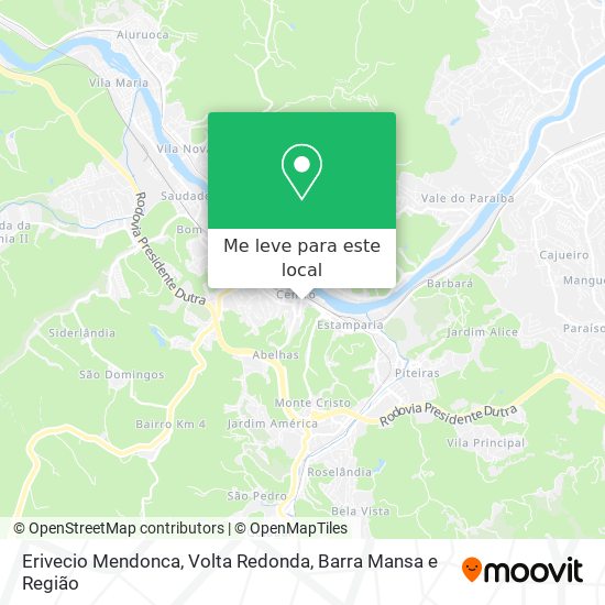 Erivecio Mendonca mapa