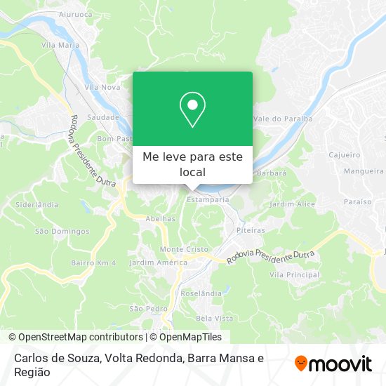 Carlos de Souza mapa