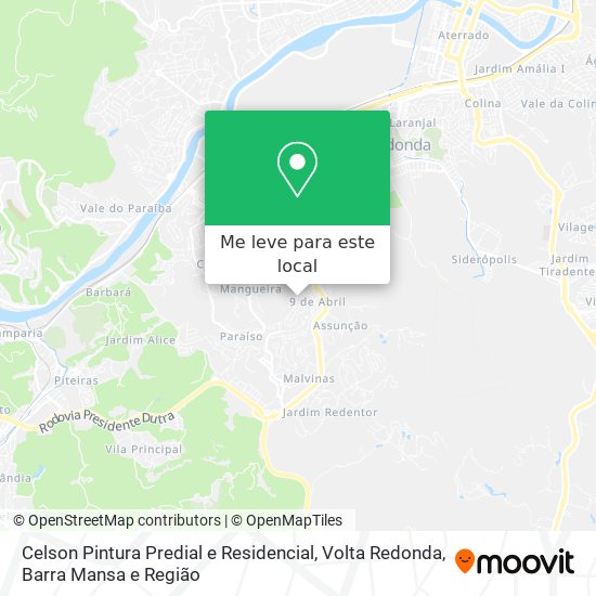 Celson Pintura Predial e Residencial mapa