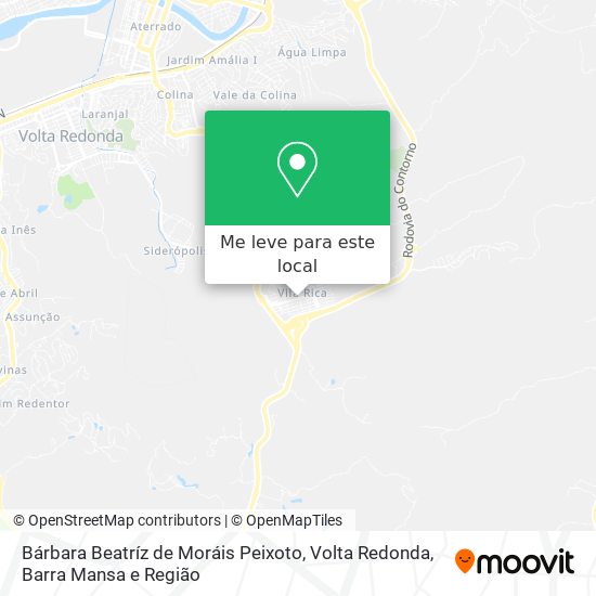 Bárbara Beatríz de Moráis Peixoto mapa