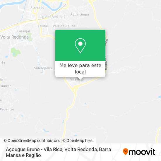 Açougue Bruno - Vila Rica mapa