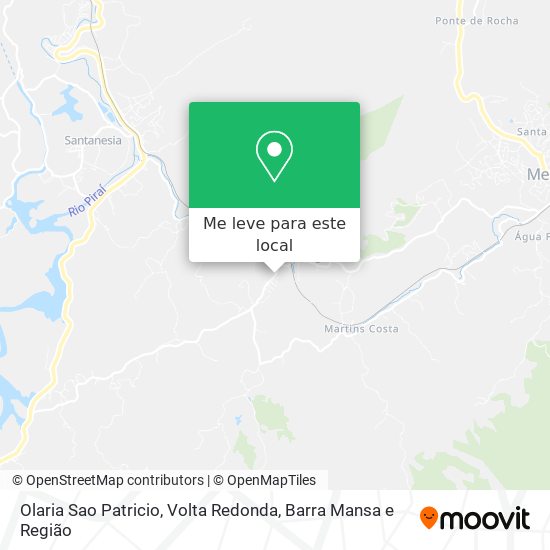 Olaria Sao Patricio mapa