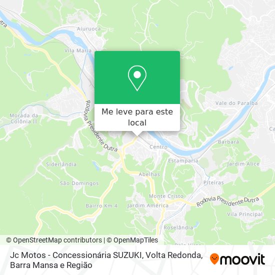 Jc Motos - Concessionária SUZUKI mapa