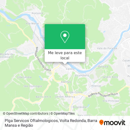 Plga Servicos Oftalmologicos mapa