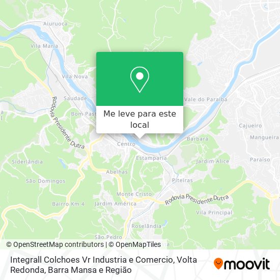 Integrall Colchoes Vr Industria e Comercio mapa