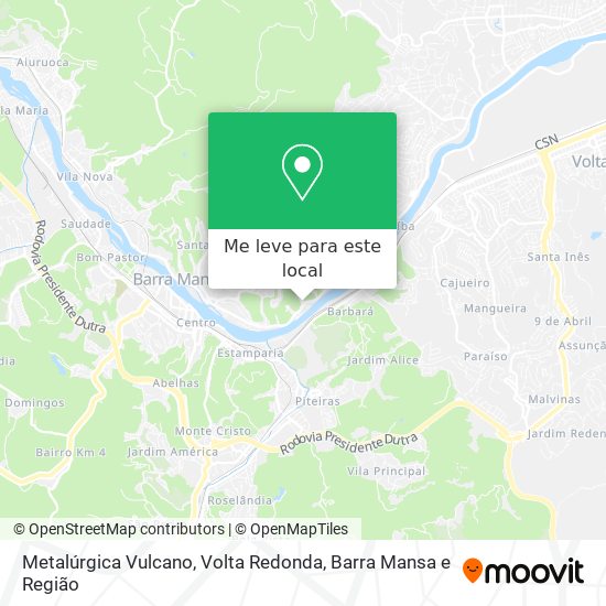 Metalúrgica Vulcano mapa