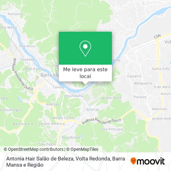 Antonia Hair Salão de Beleza mapa