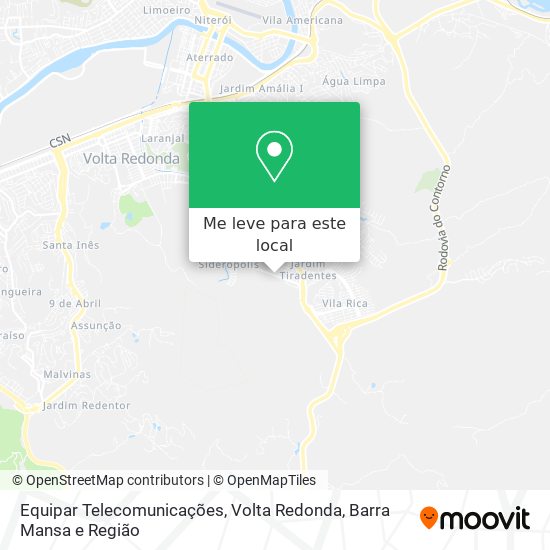 Equipar Telecomunicações mapa