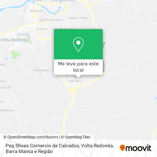 Peg Shoes Comercio de Calcados mapa