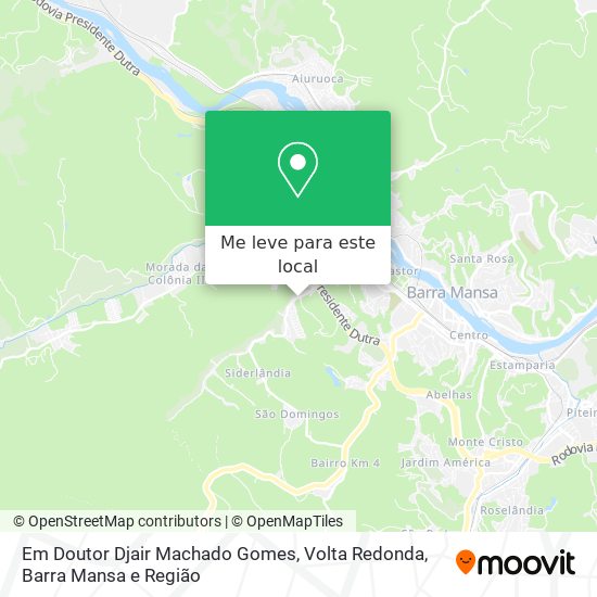 Em Doutor Djair Machado Gomes mapa