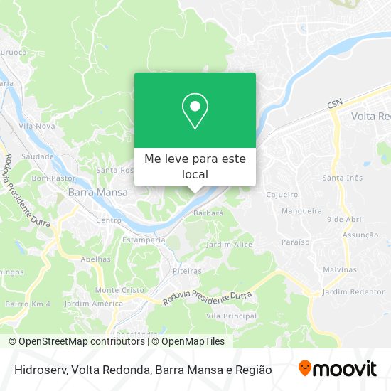 Hidroserv mapa