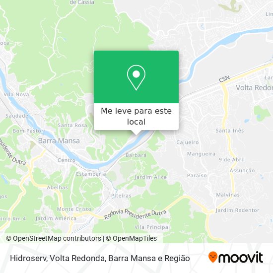 Hidroserv mapa