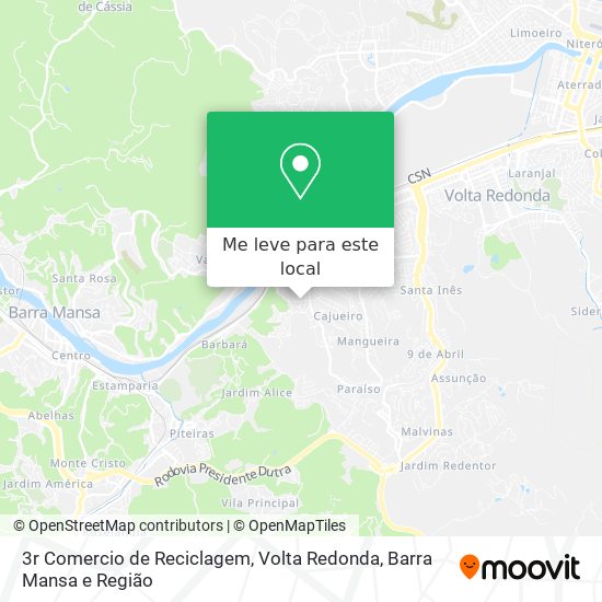 3r Comercio de Reciclagem mapa