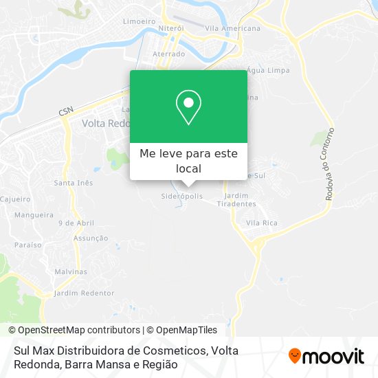 Sul Max Distribuidora de Cosmeticos mapa