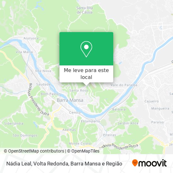 Nádia Leal mapa
