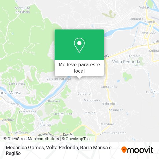 Mecanica Gomes mapa