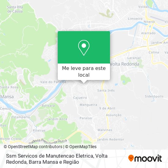 Ssm Servicos de Manutencao Eletrica mapa