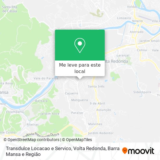 Transdulce Locacao e Servico mapa