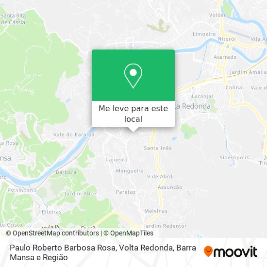 Paulo Roberto Barbosa Rosa mapa