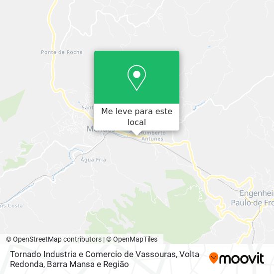 Tornado Industria e Comercio de Vassouras mapa