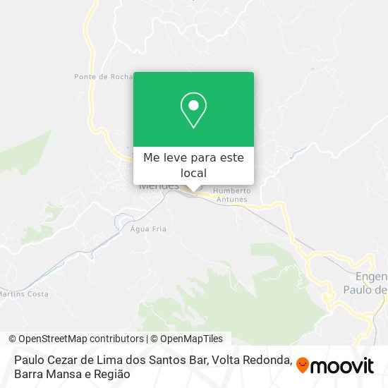 Paulo Cezar de Lima dos Santos Bar mapa