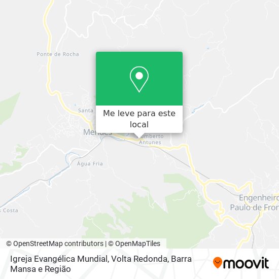 Igreja Evangélica Mundial mapa
