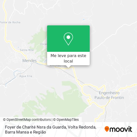 Foyer de Charité Nsra da Guarda mapa