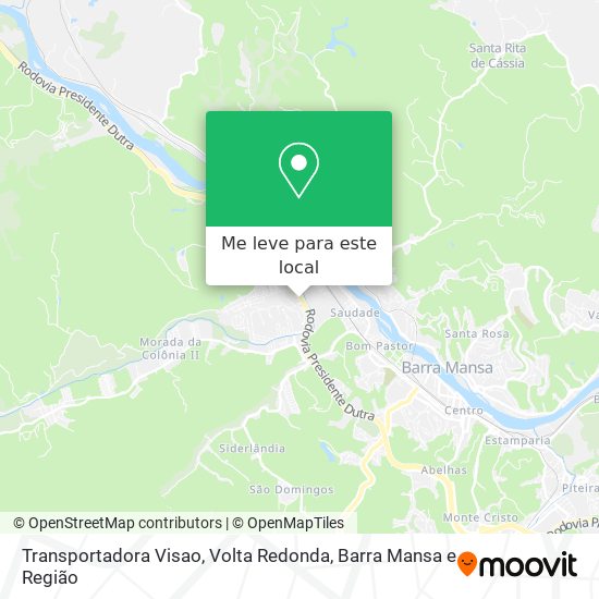 Transportadora Visao mapa
