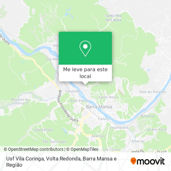 Usf Vila Coringa mapa