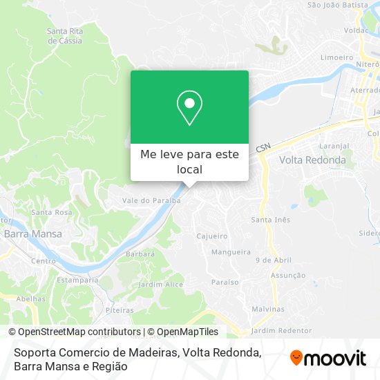 Soporta Comercio de Madeiras mapa