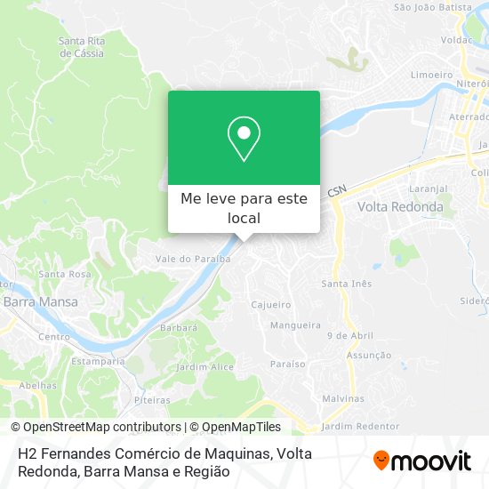 H2 Fernandes Comércio de Maquinas mapa