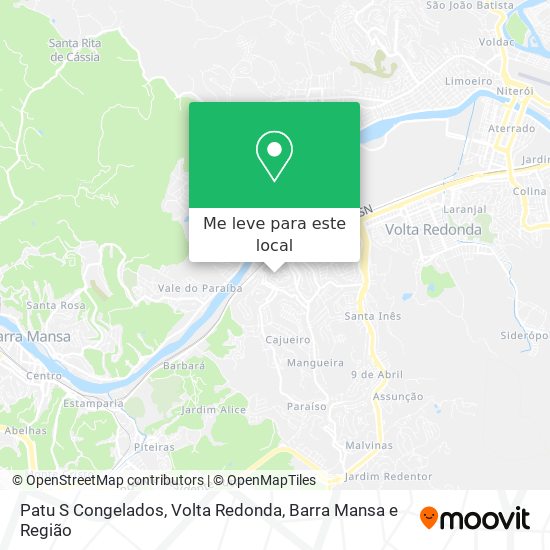 Patu S Congelados mapa