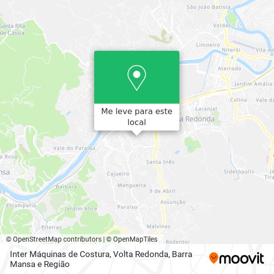 Inter Máquinas de Costura mapa