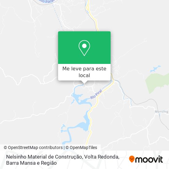 Nelsinho Material de Construção mapa