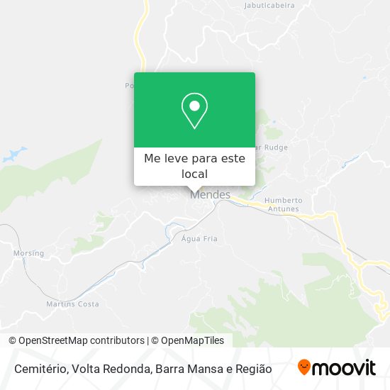 Cemitério mapa