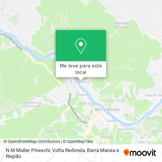 N M Muller Pineschi mapa