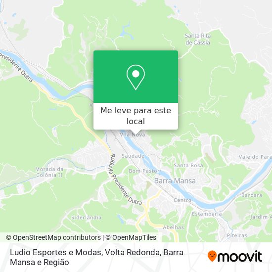 Ludio Esportes e Modas mapa