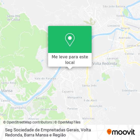 Seg Sociedade de Empreitadas Gerais mapa